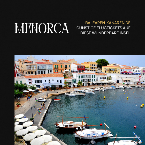 Deine Reise ab Berlin nach Menorca im Juni