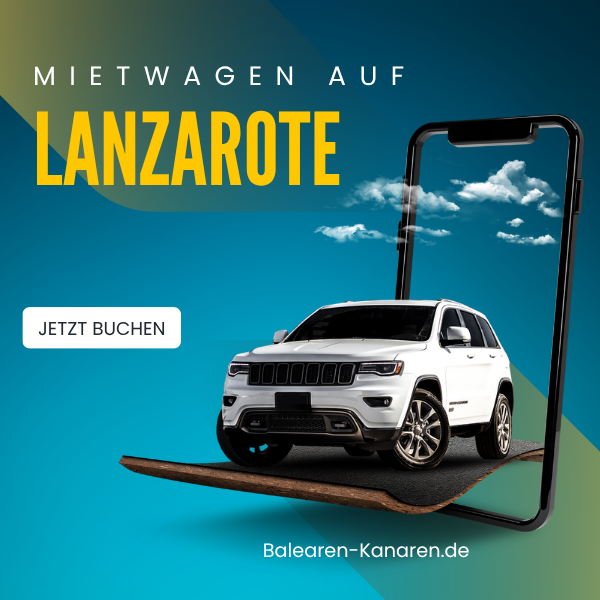 Sei mobil auf Lanzarote während Deiner Reise im August