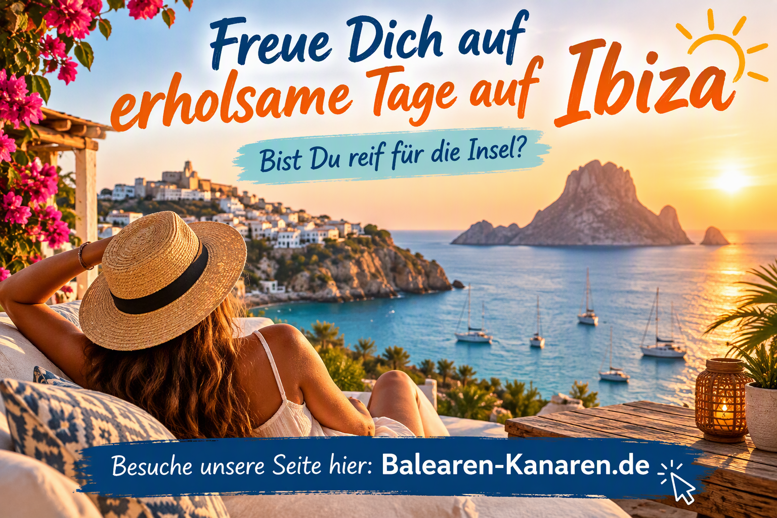 Freue Dich auf erholsame Tage auf Ibiza