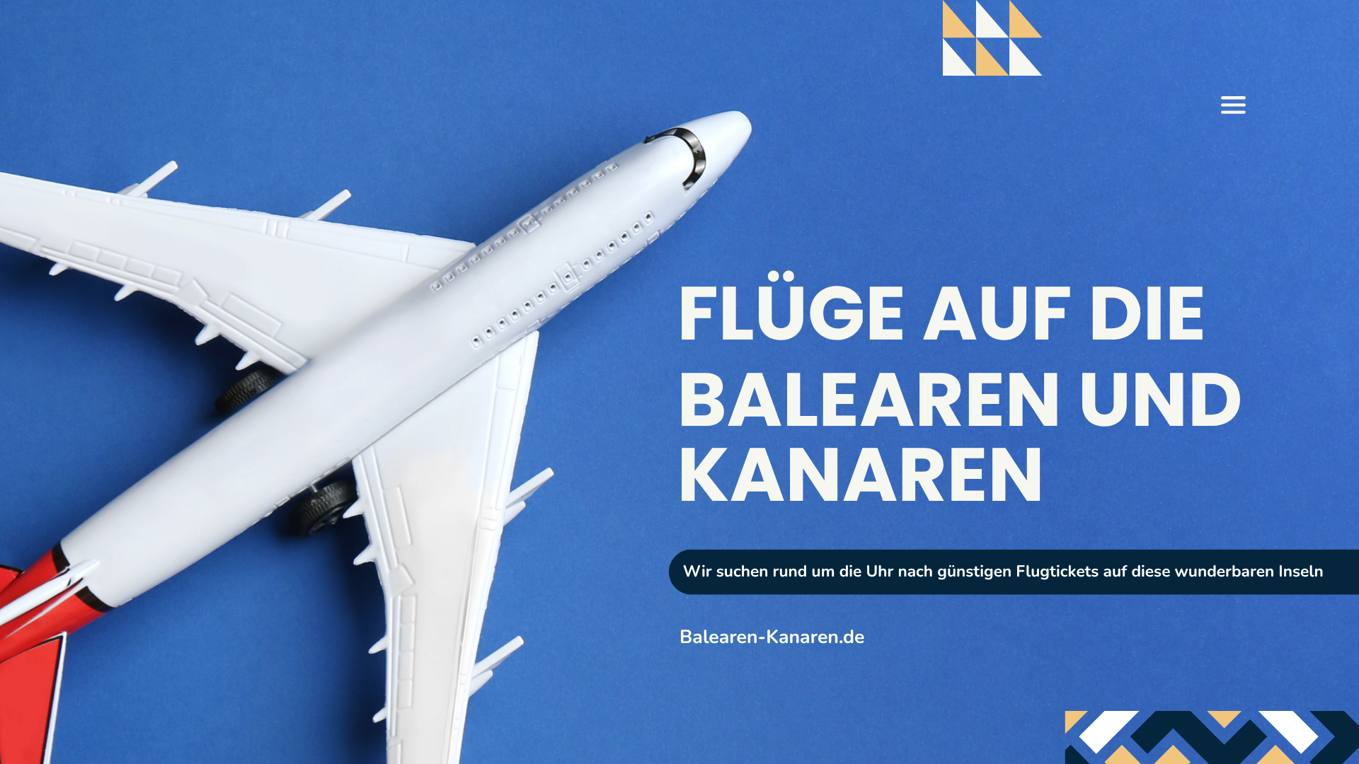 Flüge auf die Balearen und Kanaren