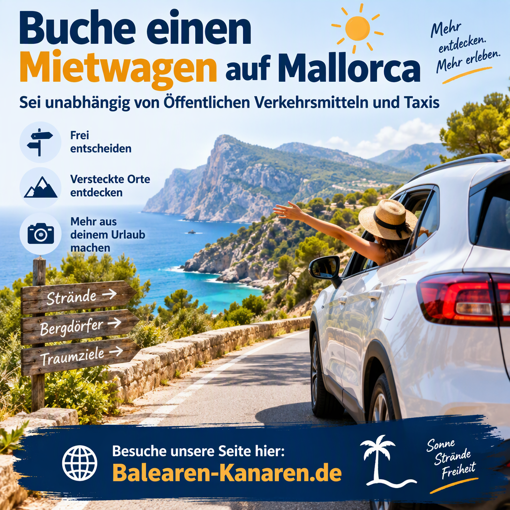 Buche Deinen Mietwagen auf Mallorca