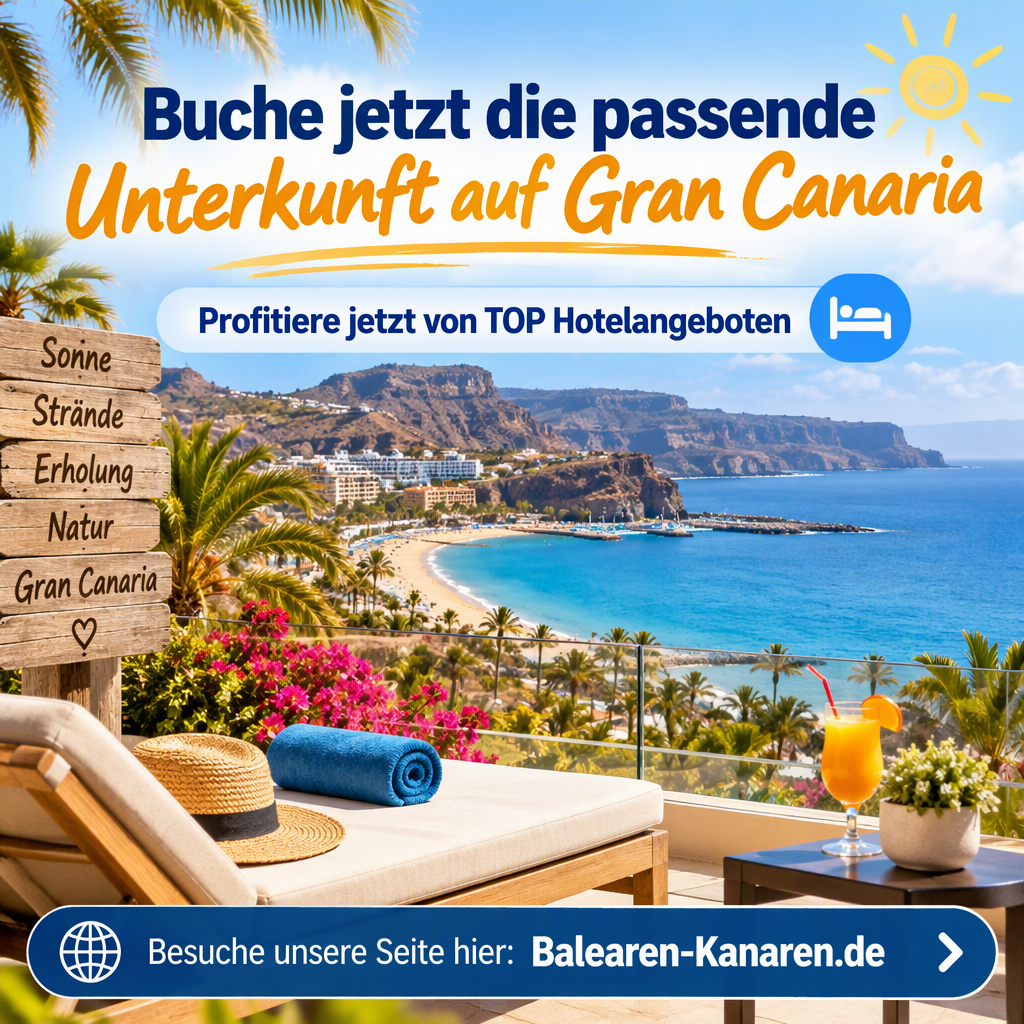 Buche Deine Unterkunft auf Gran Canaria