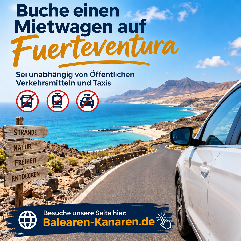 Buche Deinen Mietwagen auf Fuerteventura