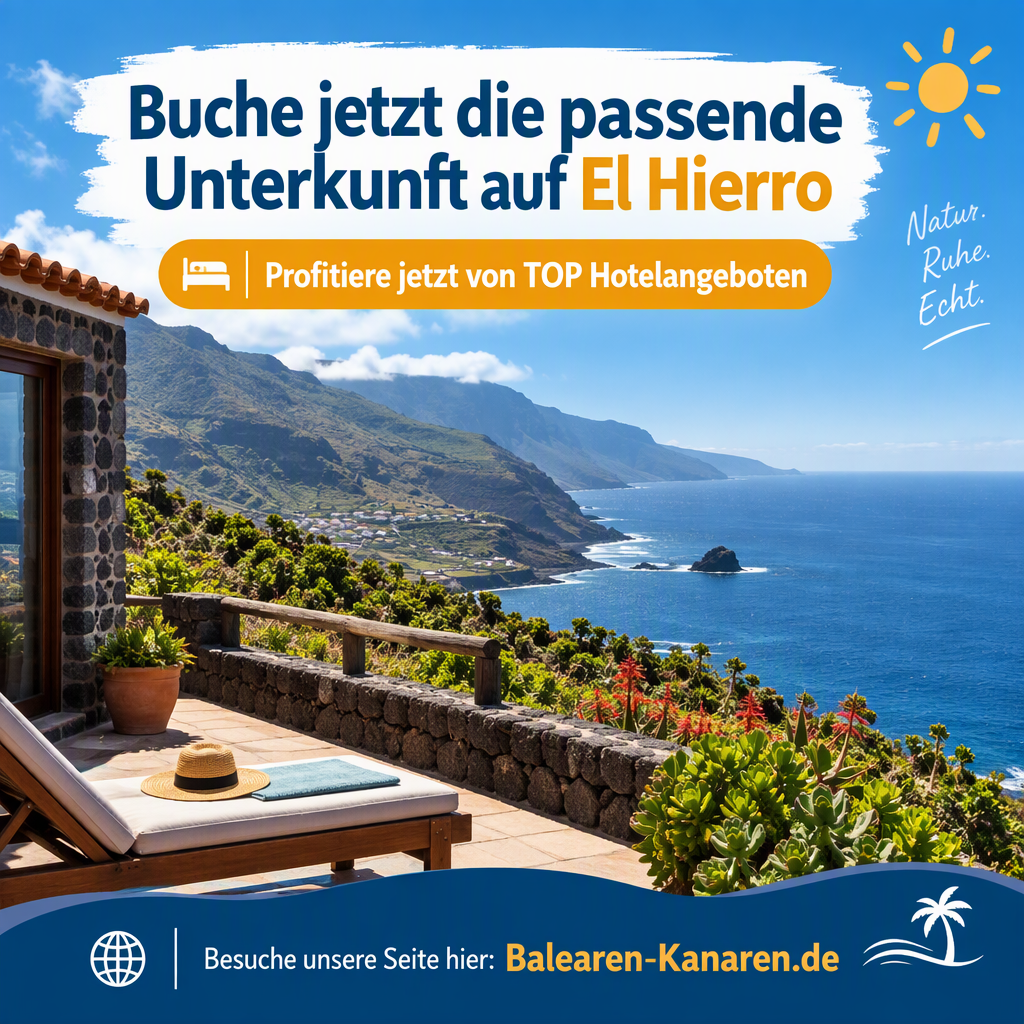 Buche jetzt Deine Unterkunft auf El Hierro