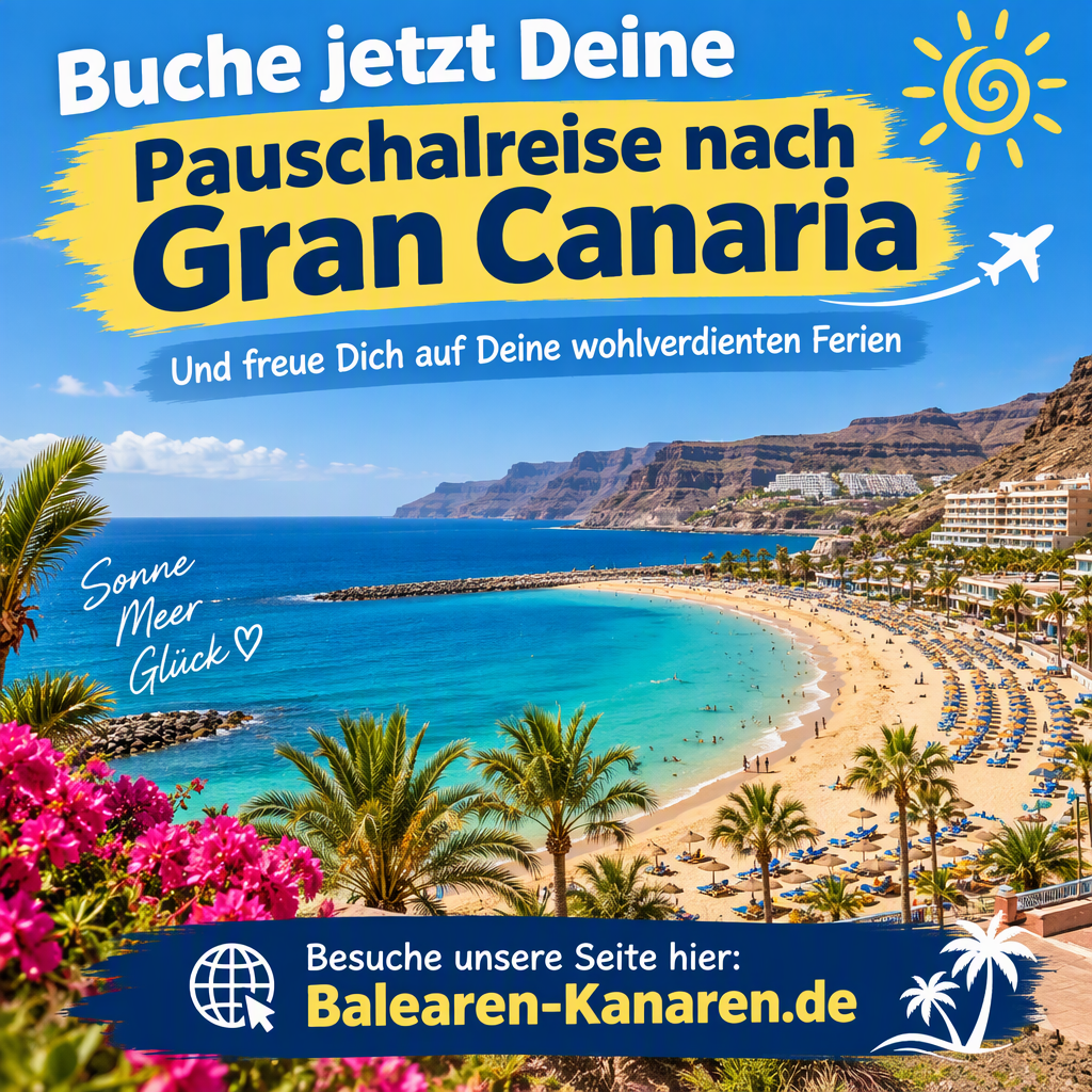 Buche Deine Pauschalreise nach Gran Canaria