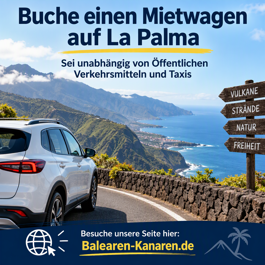 Buche Deinen Mietwagen auf La Palma