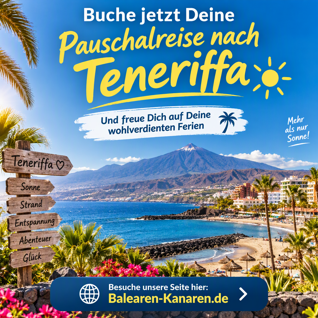 Buche Deine Pauschalreise nach Teneriffa