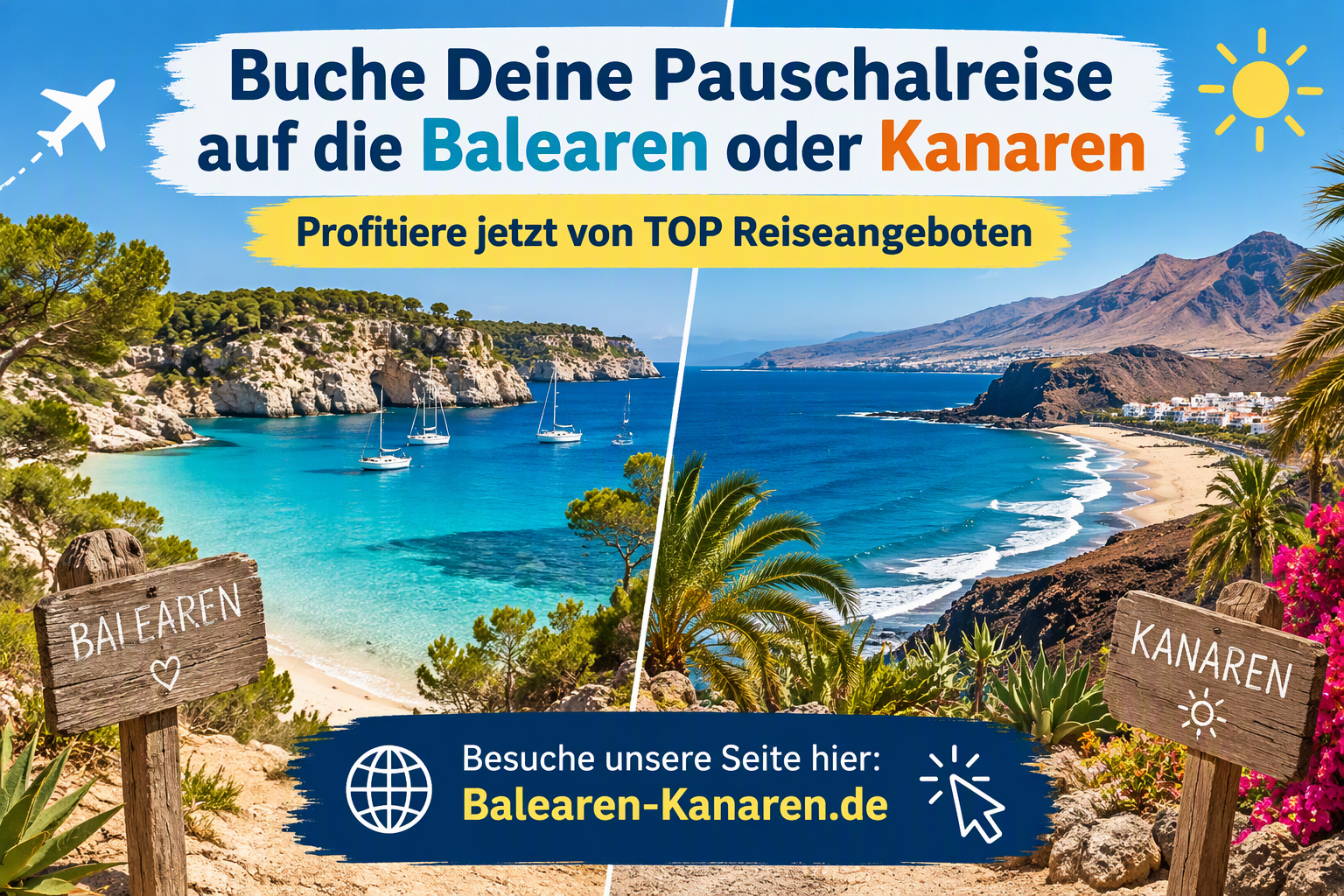 TOP Pauschalreisen auf die Balearen und Kanaren