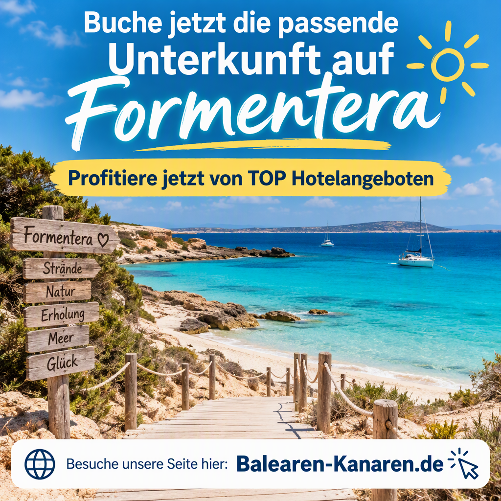 Buche jetzt Deine Unterkunft auf Formentera