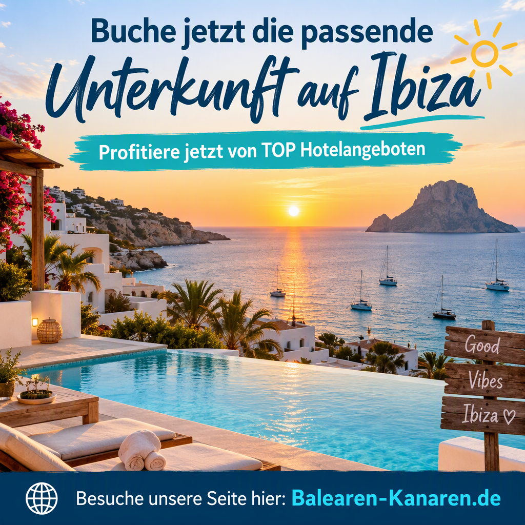 Buche jetzt Deine Unterkunft auf Ibiza