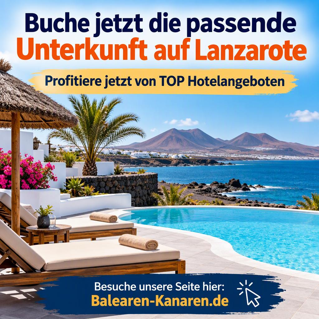Buche Deine Unterkunft auf Lanzarote