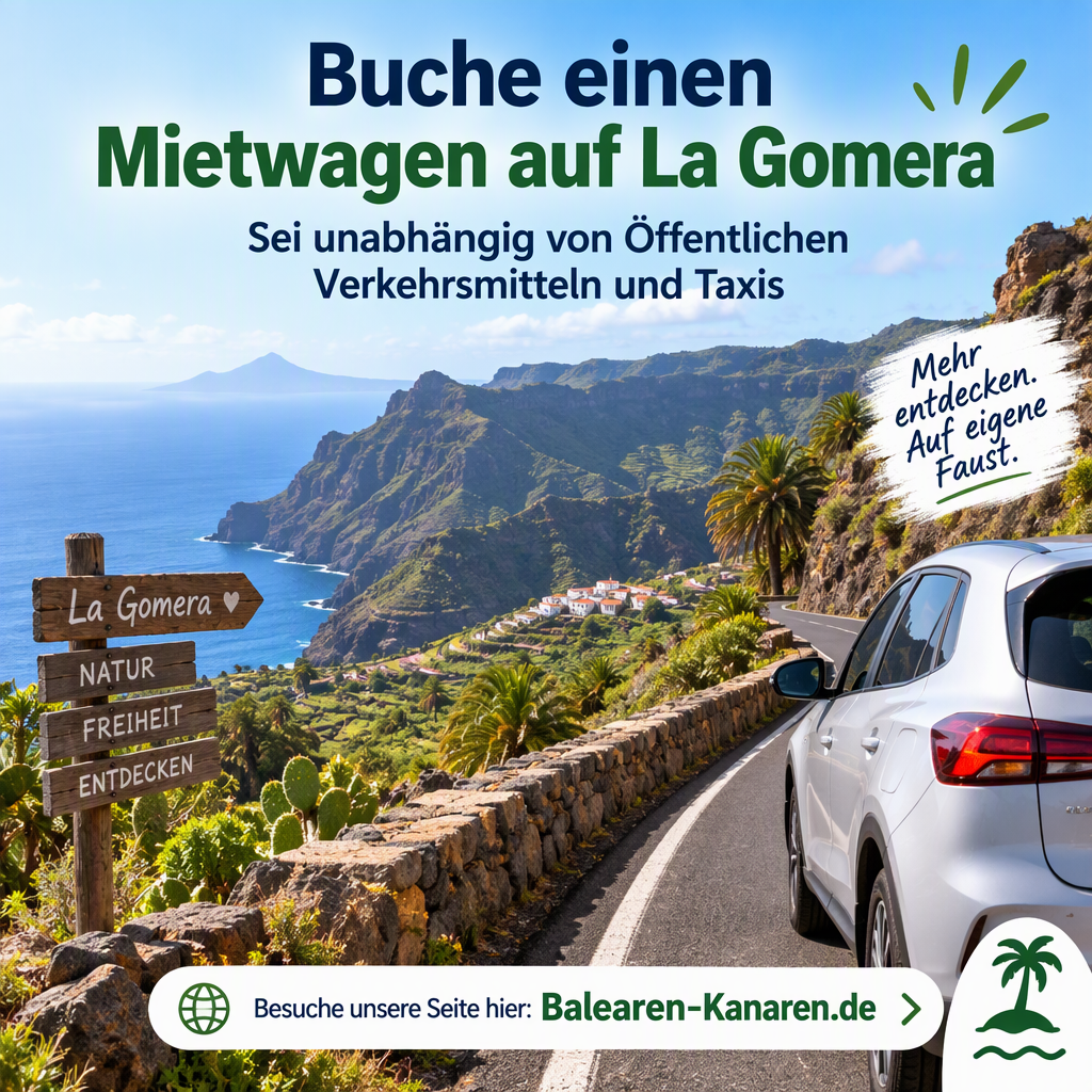 Dein Mietwagen auf La Gomera